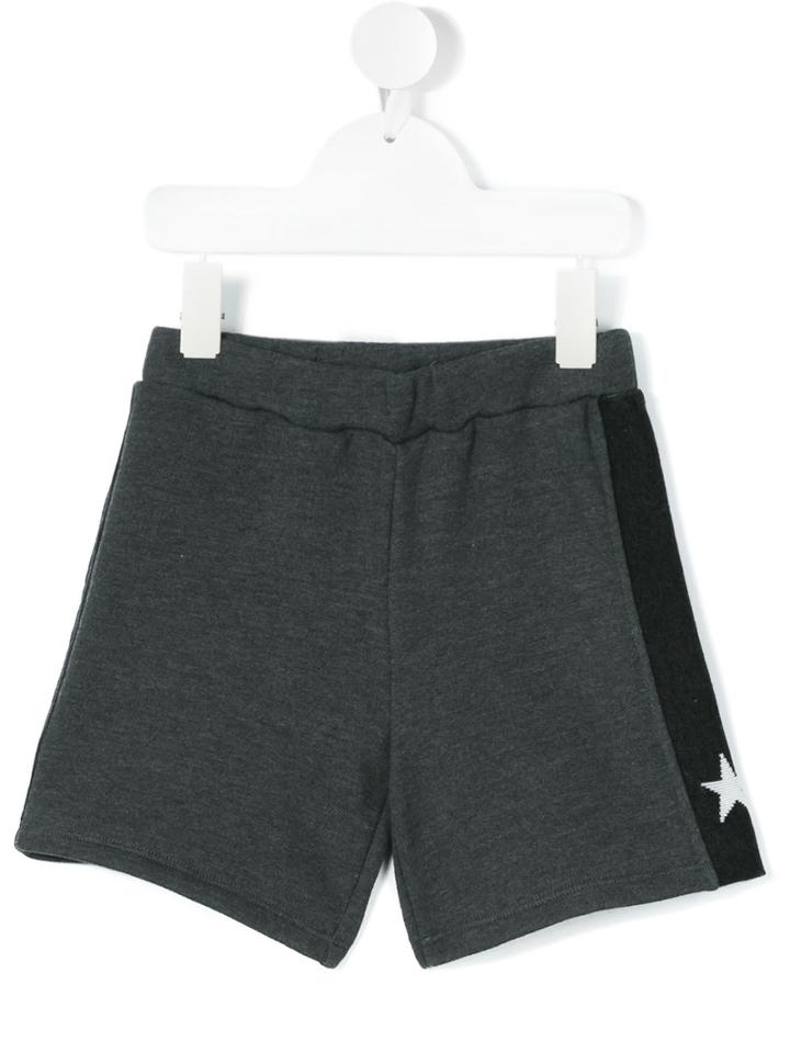 Douuod Kids - Star Panel Shorts - Kids - Cotton/polyester - 12 Yrs, Grey