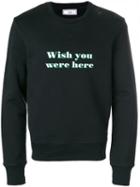 Ami Paris Wish You Were Here Sweatshirt - Black
