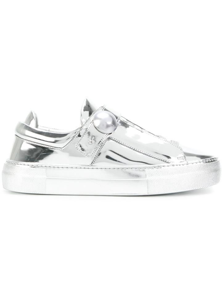 Nicholas Kirkwood Pearlogy Sneakers - Metallic