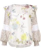 See By Chloé Floral Blouse - White