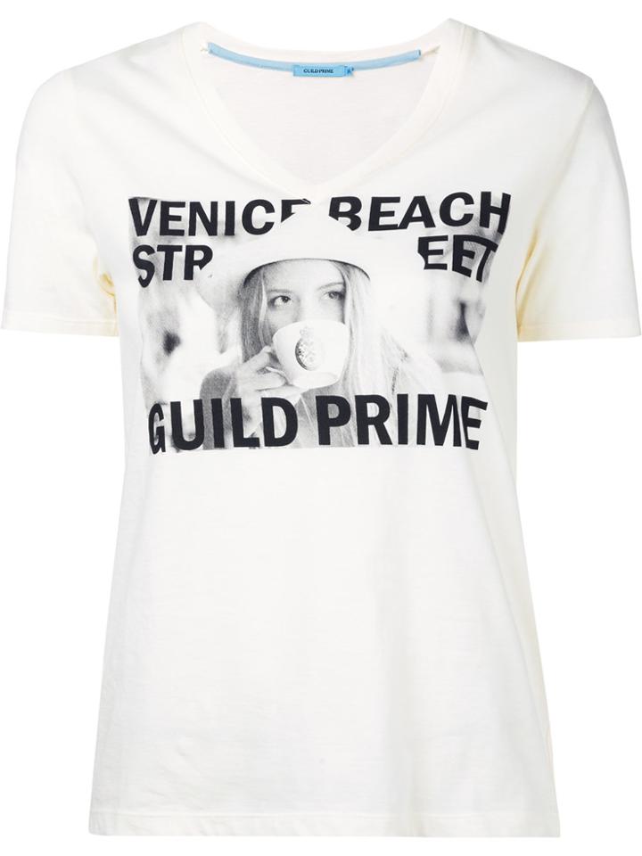 Guild Prime Graphic Printed T-shirt - Yellow & Orange