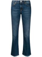 Two Denim Gaila Cropped Jeans - Blue