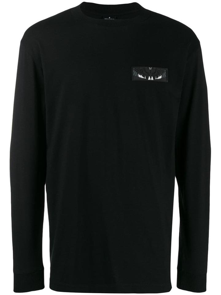 Marcelo Burlon County Of Milan Wings Patch Longsleeve T-shirt - Black