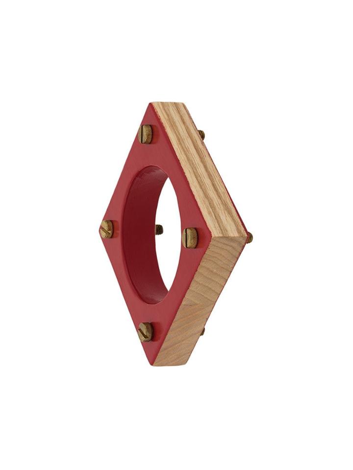 Corto Moltedo Square Bangle - Red