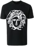 Versace Medusa Brushstroke Print T-shirt - Black