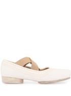 Uma Wang Brogue Detailing Ballerinas - White