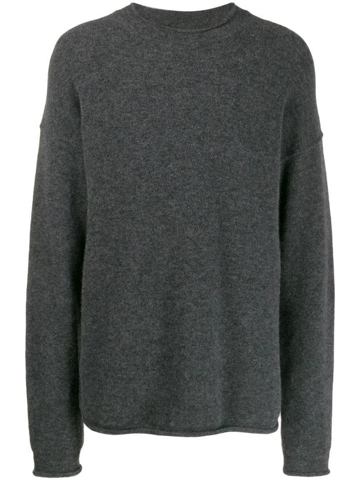 Uma Wang Long Sleeve Jumper - Grey