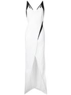 Mugler Cut Out Gown - White