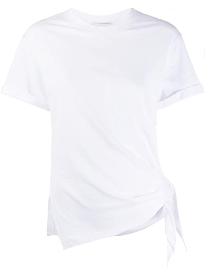 3.1 Phillip Lim Asymmetric Hemline T-shirt - White