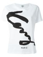 Kenzo 'kenzo Signature' T-shirt, Women's, Size: Medium, White, Cotton