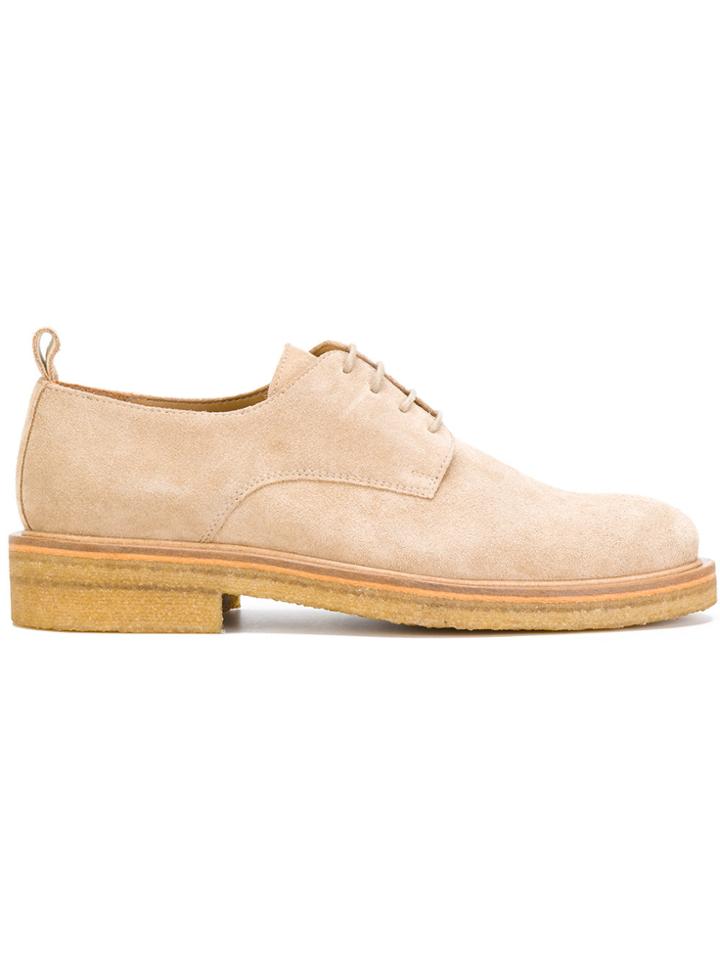 Ami Alexandre Mattiussi Derby Shoes - Nude & Neutrals