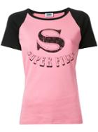 Sonia By Sonia Rykiel 'super Fille' T-shirt, Women's, Size: Small, Pink/purple, Cotton