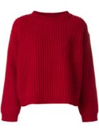 Sofie D'hoore Ribbed Jumper - Red