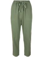 Xirena Contrast Side Stripe Trousers - Green