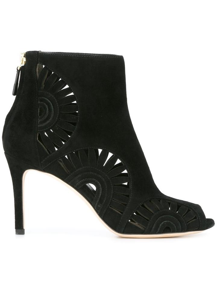 Tory Burch Cut-out Ankle Booties