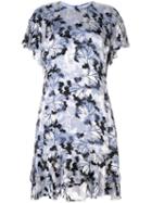 Elie Tahari Yonica Devoré Dress - Blue