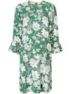 La Doublej Floral Print Dress - Green
