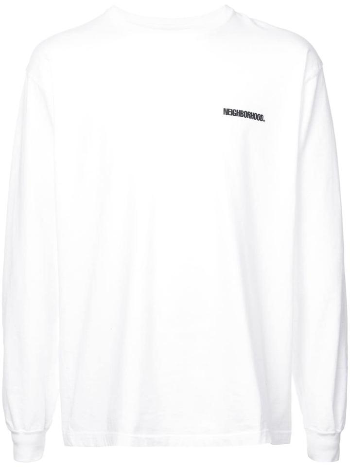 Neighborhood Rear Print T-shirt - White