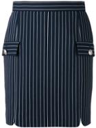 Pierre Balmain Striped Skirt - Blue