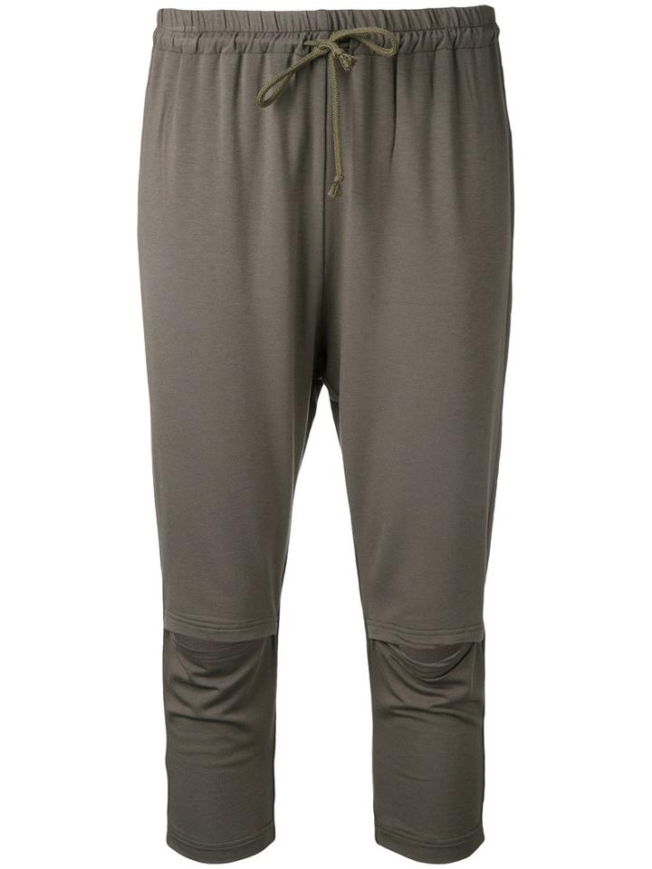 Undercover Cut-out Trousers, Women's, Size: 2, Green, Polyurethane/rayon
