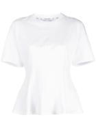 Opening Ceremony Short-sleeved Peplum T-shirt - White