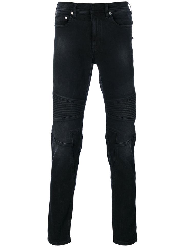 Neil Barrett - Biker Jeans - Men - Cotton/elastodiene - 34, Black, Cotton/elastodiene