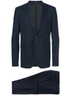 Tagliatore Slim Single Breasted Suit - Blue