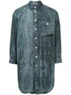 Issey Miyake Vintage Tie Dye Long Shirt - Blue