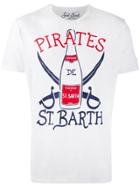 Mc2 Saint Barth Pirates Print T-shirt - White