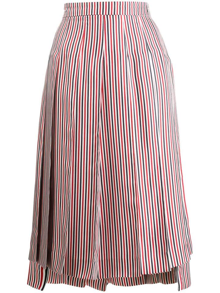 Thom Browne Rwb Silk Lining Skirt - Red