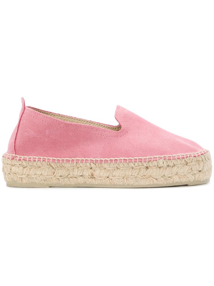 Manebi Chunky Sole Espadrilles - Pink & Purple