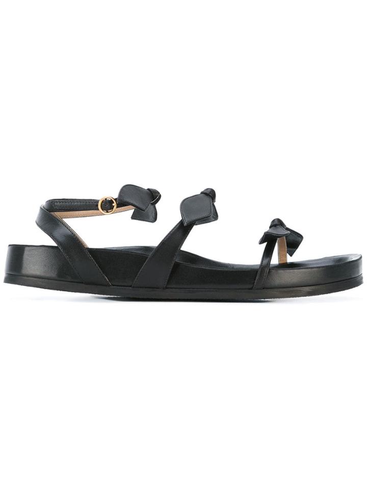 Chloé Mike Flat Sandals - Black