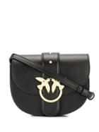 Pinko Simply Baby Round Love Shoulder Bag - Black