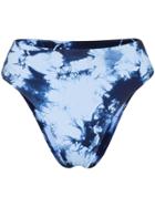 Frankies Bikinis Jordan Tie-dye Bikini Bottoms - Blue