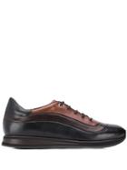 A. Testoni Tonal Sneakers - Brown