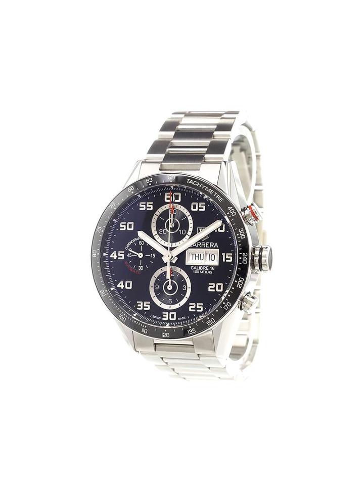 Tag Heuer 'carrera Calibre 16 Day-date' Analog Watch, Men's, Stainless Steel