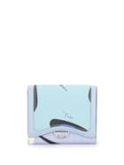 Emilio Pucci Alex Mini Print Wallet - Blue
