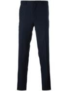 Kenzo Straight-leg Trousers, Men's, Size: 54, Blue, Virgin Wool
