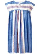Lemlem Stripe Tunic Dress, Women's, Size: Small, Blue, Cotton/acrylic
