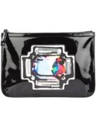 Pierre Hardy Printed Clutch, Women's, Black