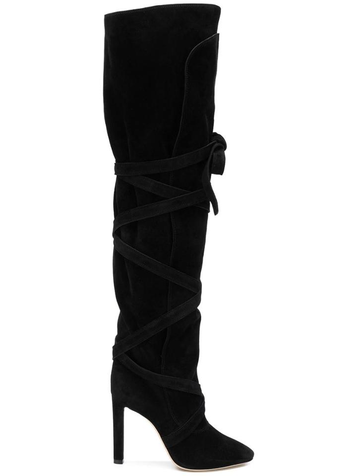 Saint Laurent Over The Knee Boots - Black