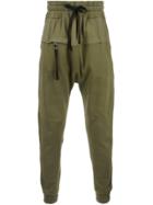 Blood Brother Drop-crotch Trousers - Green