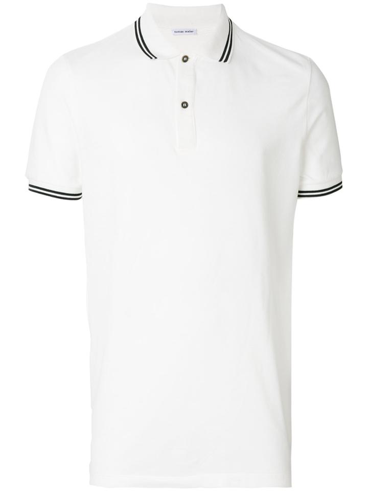 Tomas Maier Piquet Polo - White
