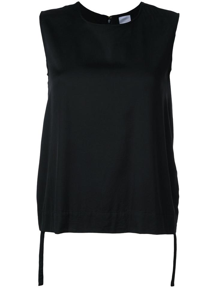 Cityshop Sleeveless Strap Top, Women's, Black, Polyurethane/cupro/rayon