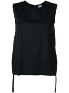 Cityshop Sleeveless Strap Top, Women's, Black, Polyurethane/cupro/rayon