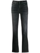 7 For All Mankind Slim Fit Straight Jeans - Black