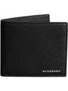 Burberry Grainy Leather International Bifold Wallet - Black