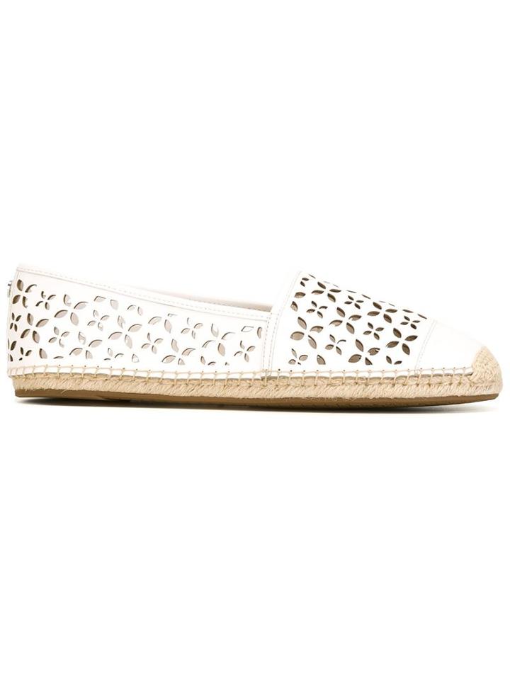 Michael Michael Kors Laser Cut Detail Espadrilles