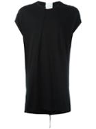 Lost & Found Rooms Lateral Slit T-shirt, Men's, Size: Large, Black, Cotton