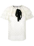 Philosophy Di Lorenzo Serafini Ruffled Lace Blouse - White